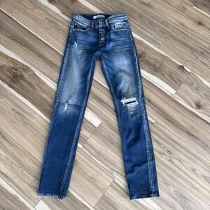 Kancan   WOMENS JEANS 5/26‎ Distressed Button